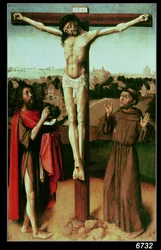 Christ on the Cross between St. John and St. Francis